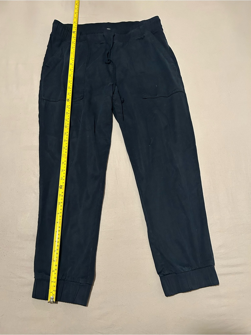 Bella Dahl Dark Navy Drawstring Joggers - Picture 2 of 10